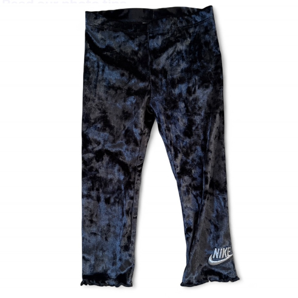 Nike Kids Black Velvet Leggings